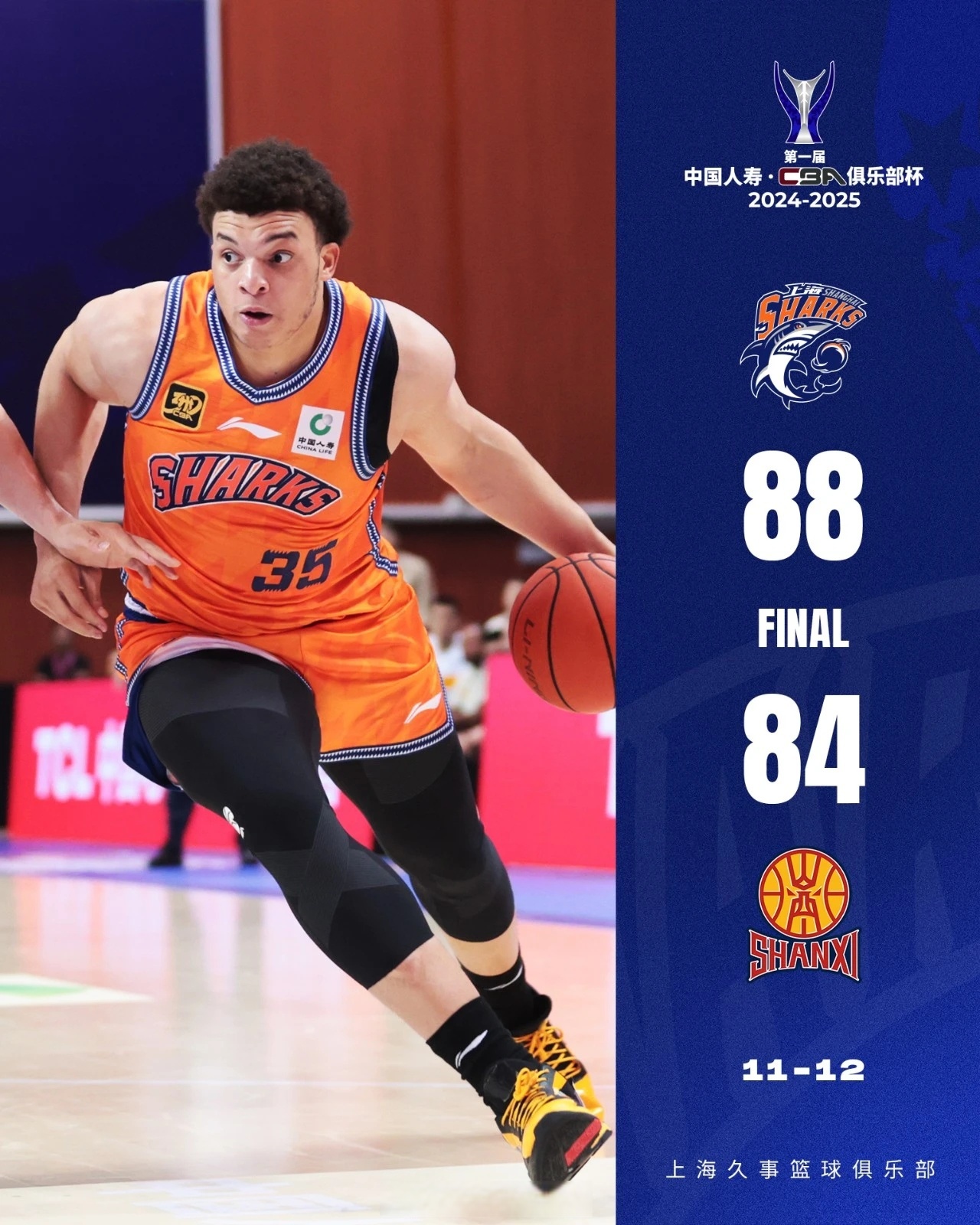 上海男篮士气高涨,取得连胜 上海男篮士气高涨,取得连胜