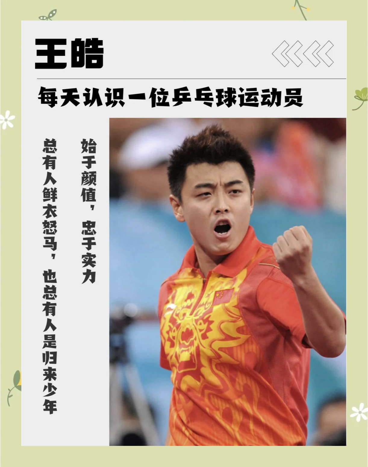 中国乒乓球队力克德国乒乓球队，王皓爆发神勇的简单介绍